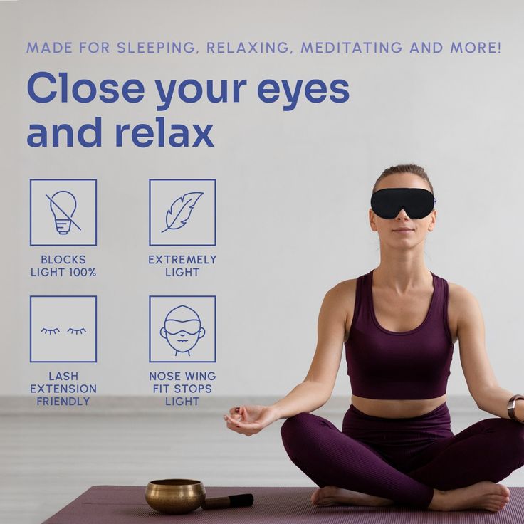 Magnetic Eye Mask – Deep Sleep, Relaxation & Eye Strain Relief