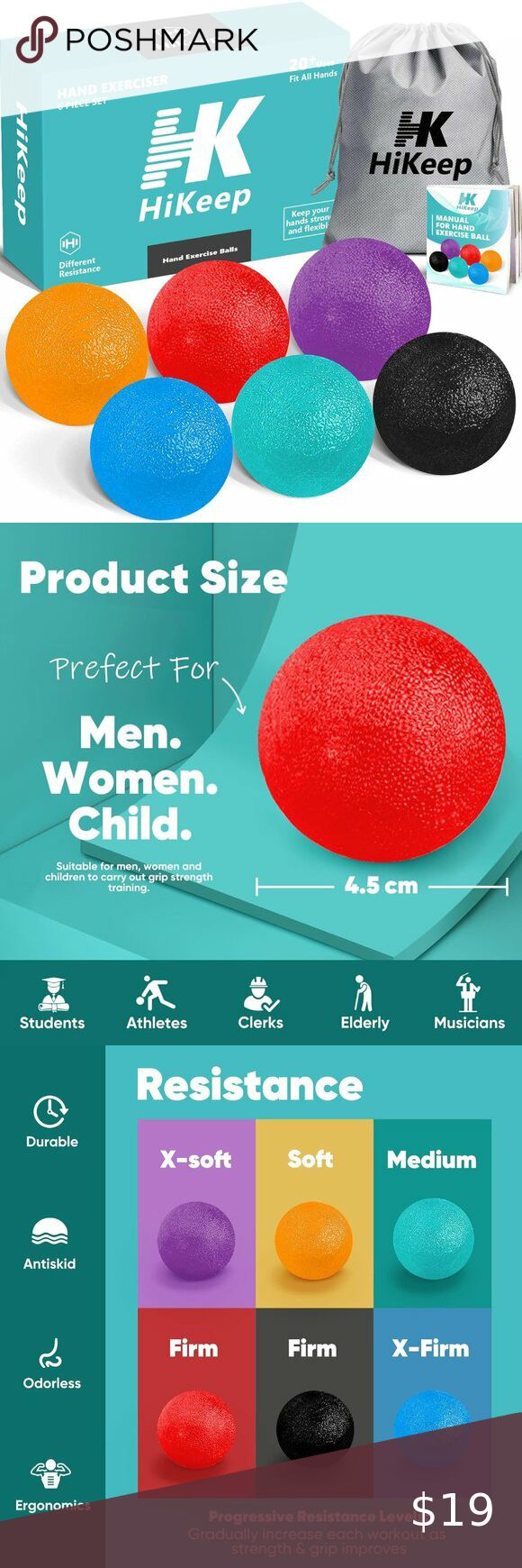 Stress Relief Hand Grip Ball – Strengthen Hands & Relieve Tension