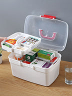 First Aid Kit Box – Emergency Medical Supplies for Home, Travel & Office