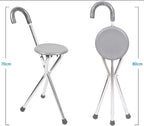 2-in-1 Folding Stick Chair – Walk and Sit Anytime!