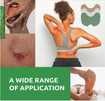 Knee Pain Relief Patch – Herbal Warming Plaster (12 Count, 12-Hour Relief)
