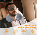 Travel Pillow – 100% Pure Memory Foam U-Shaped Neck Pillow