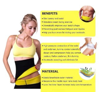 Slimming Sweat Belt – Waist Trimmer & Workout Support